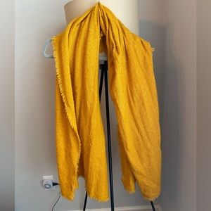 J Crew Mustard Blanket Scarf/Shawl